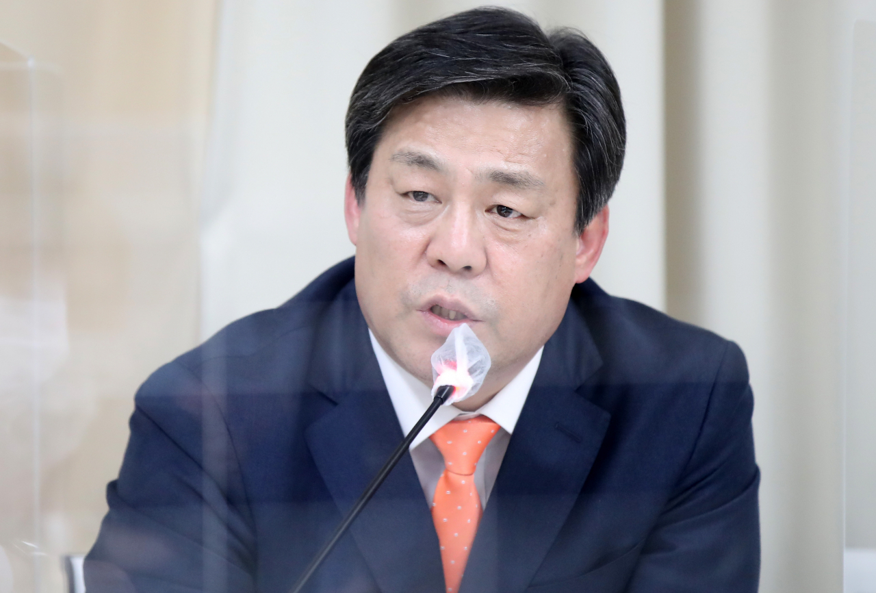 서울시장 보궐선거 출마를 선언한 김선동 전 국민의힘 의원 [연합]