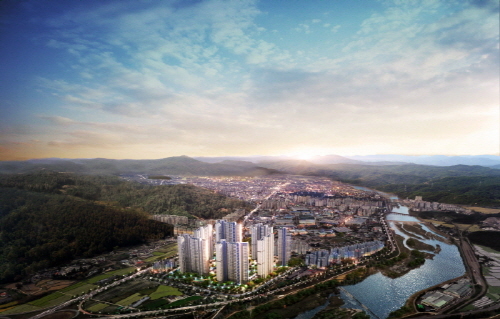 아이에스동서 '경주 뉴센트로 에일린의 뜰' 아파트, 상가 분양 '완료'