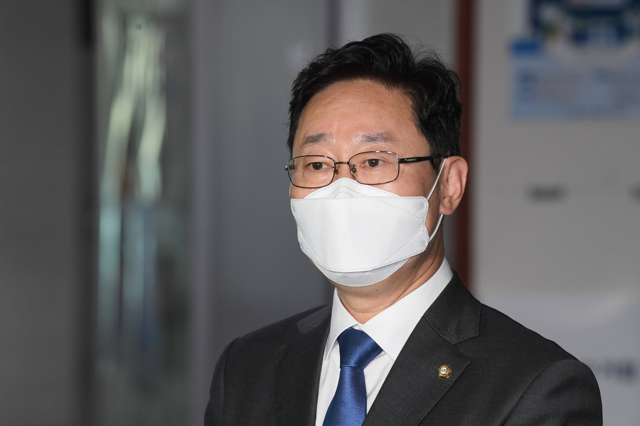 박범계 더불어민주당 의원이 지난 30일 오후 서울 여의도 국회의원회관에서 법무부 장관 후보자 내정에 대한 소감을 밝히고 있다. [박해묵 기자/mook@heraldcorp.com]