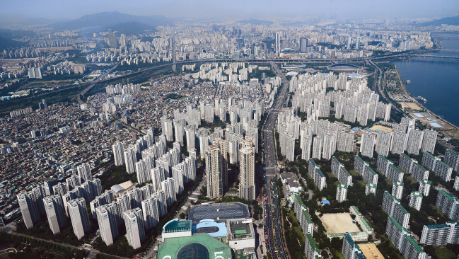 서울 시내 아파트 단지 전경. [헤럴드경제DB]