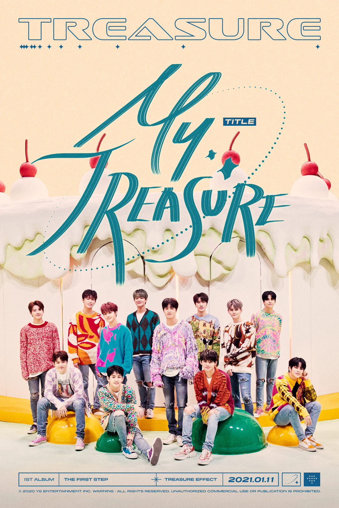 “The First Step: Treasure Effect” title track “My Treasure” poster (YG Entertainment)