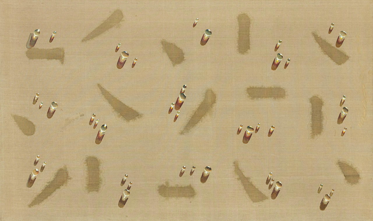 김창열, Recurrence, 1987, Oil on canvas, 195 &times; 330cm [사진제공=갤러리현대]