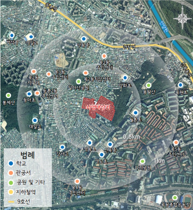 엄지마을 위치. [서울시 제공]