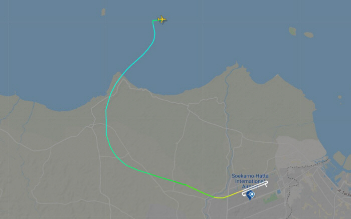 Flightradar24 트위터 캡처