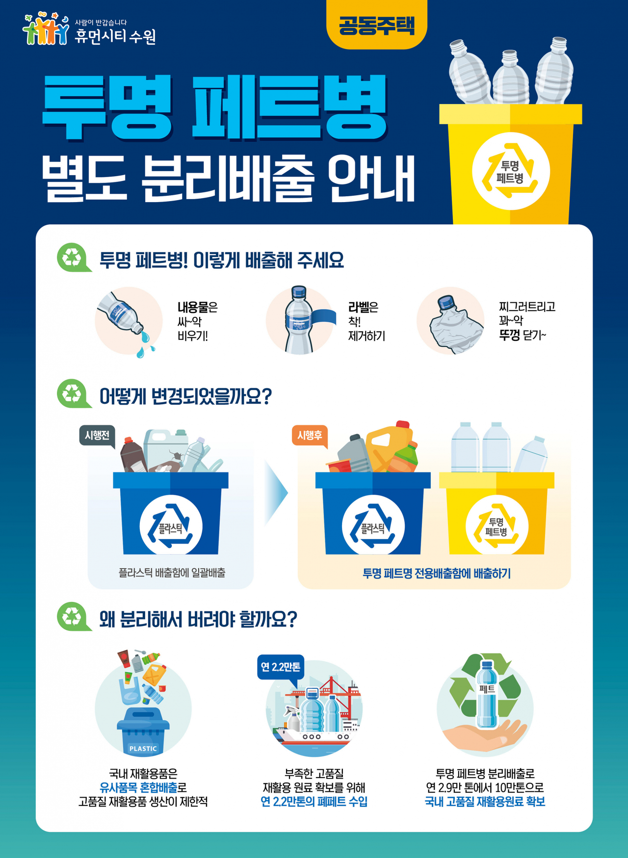 투명페트병 분리배출