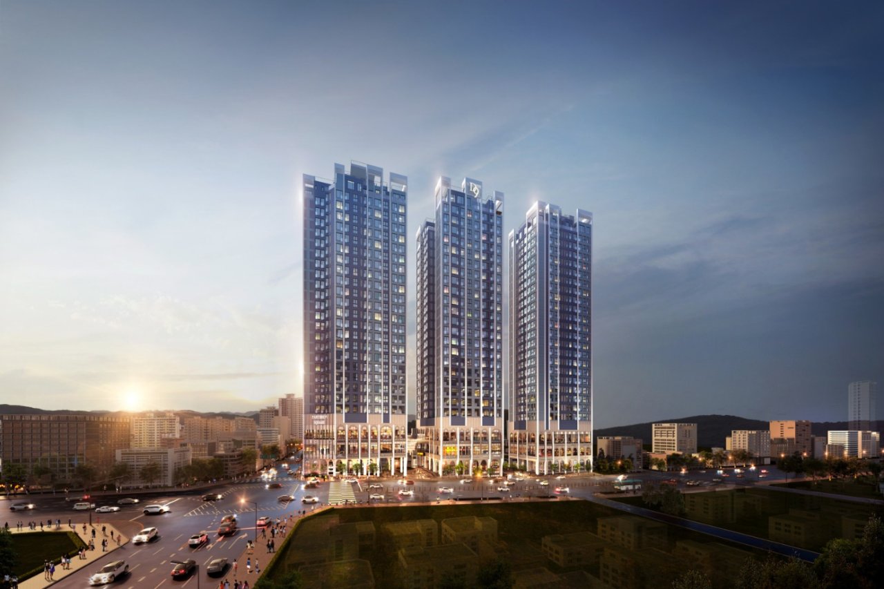 사진설명: [안양시에서 처음 선보이는 하이엔드 브랜디드(High-End Branded) 주거단지 ‘안양 디오르나인’]