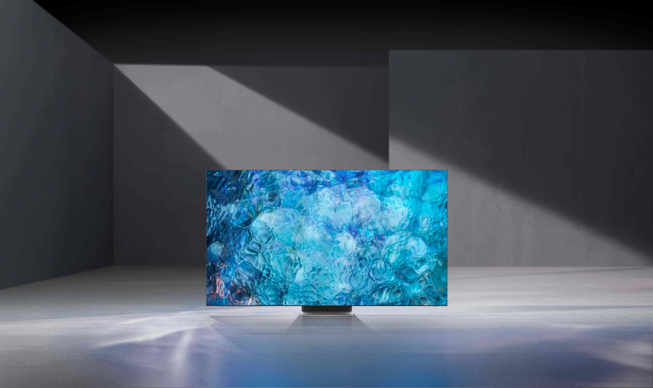 삼성전자가 CES2021에서 공개한 네오(Neo) QLED TV. CNN, 엔가젯 등 다수의 외신 매체들이 ‘CES 2021 최고의 제품’으로 이 제품을 선정했다. [삼성전자 제공]