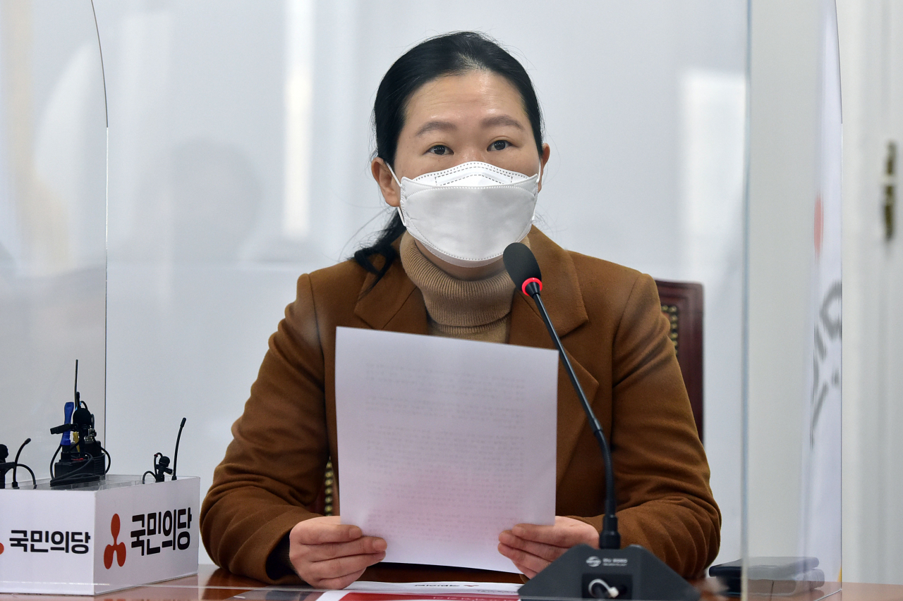 권은희 국민의당 원내대표. [연합]