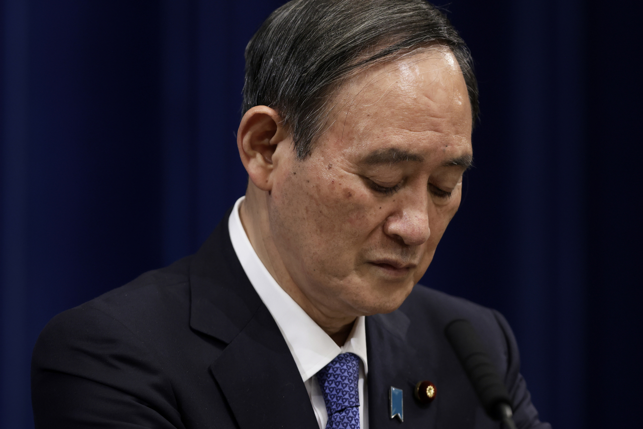 스가 요시히데(菅義偉) 일본 총리. [AP]