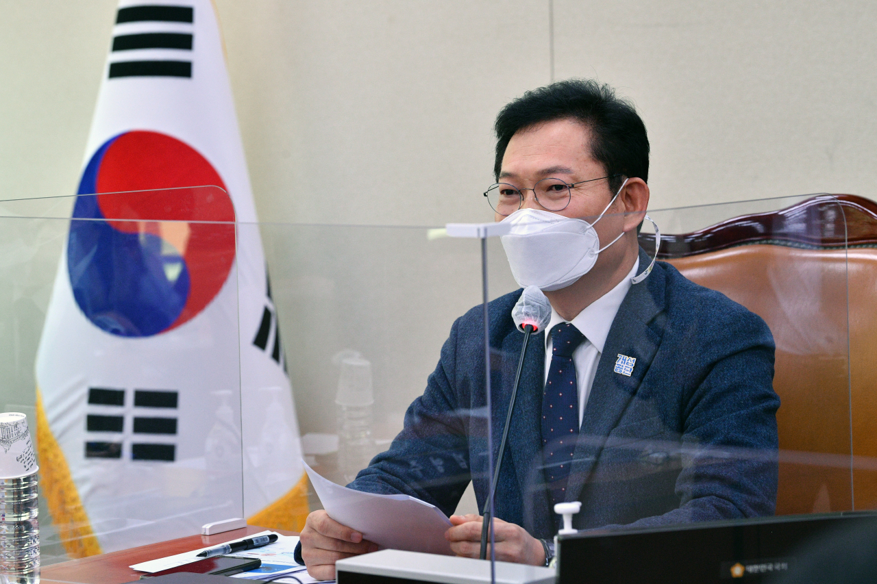 송영길 국회 외교통일위원장 [연합]