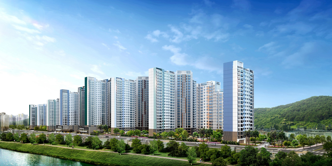 수성 더팰리스 푸르지오 더샵 투시도 [대우건설 제공]
