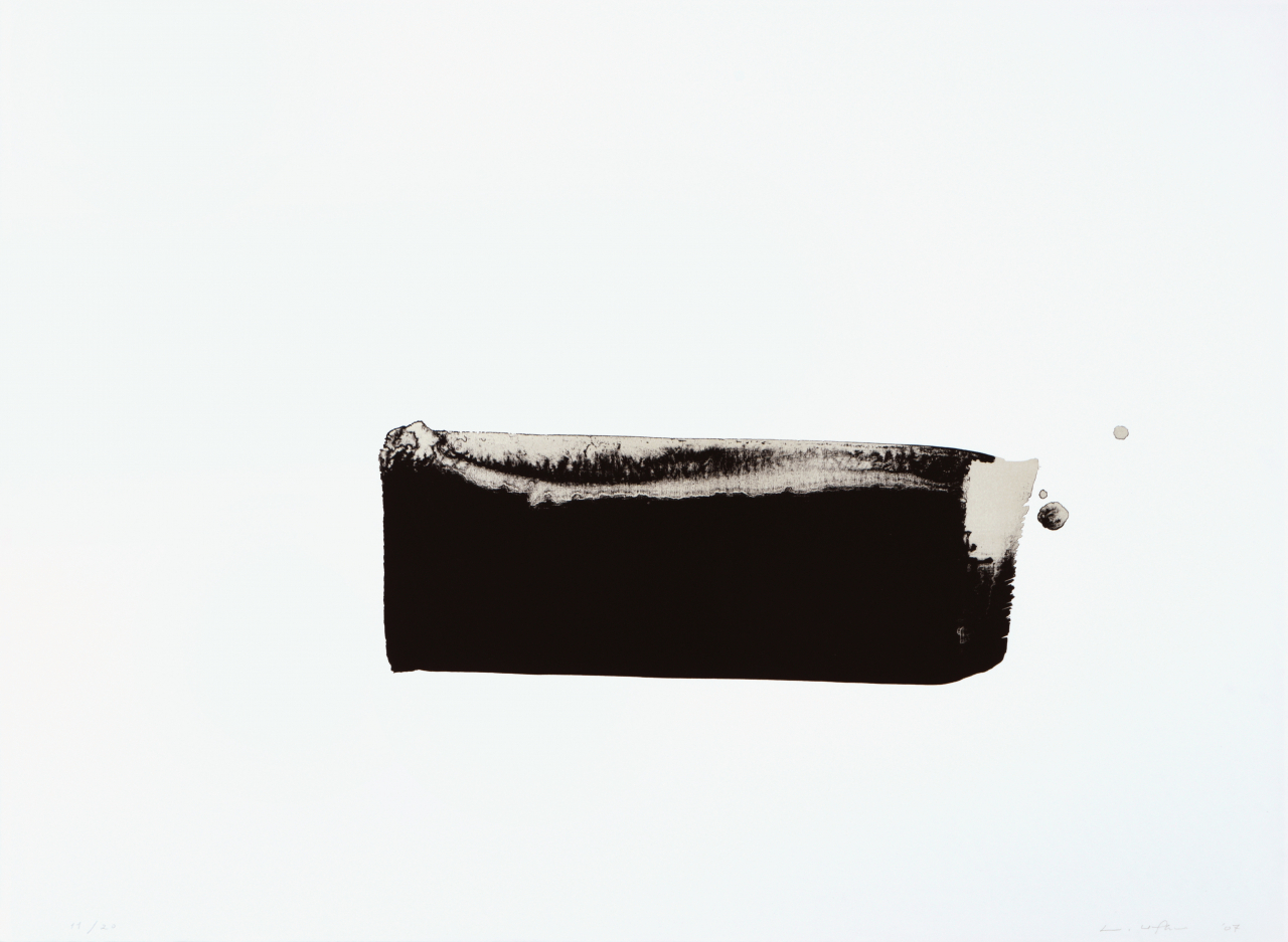 이우환, Dialogue: The Sea and Islands 1, 77.5&times;105cm(11/20), 2007