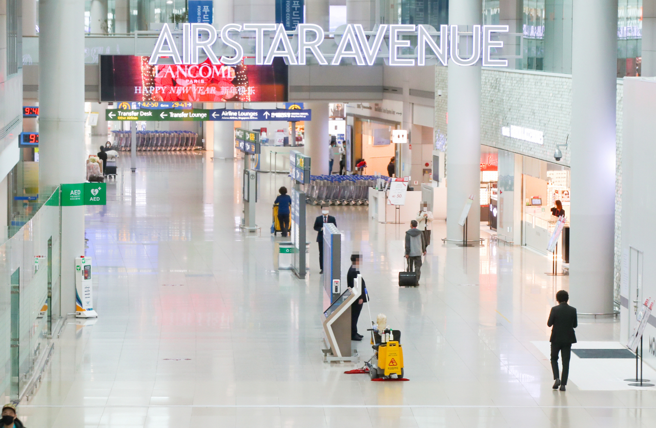 한산한 인천국제공항 1터미널 면세구역. [사진제공=연합뉴스]