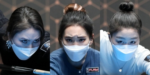 풀 서바이벌에 출전하는 진혜주, 이우진, 서서아(이상 왼쪽부터). 체구는 여리여리해도 다들 눈빛이 파워풀하다. [파이브앤식스 제공]
