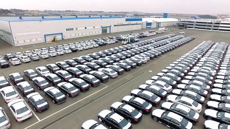 BMW 차량물류센터. [BMW그룹 코리아 제공]