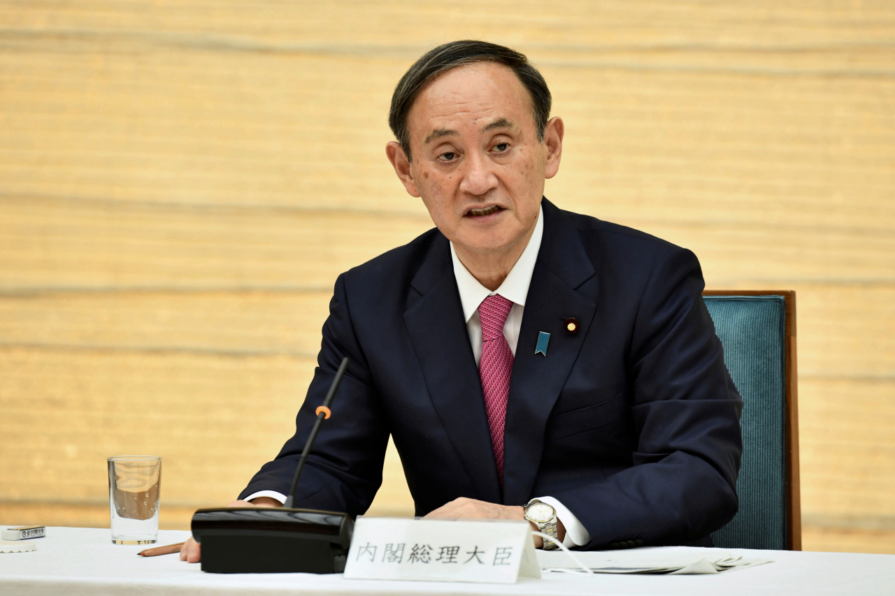 스가 요시히데 일본 총리 [로이터]