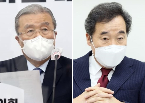 김종인 국민의힘 비상대책위원장(왼쪽)과 이낙연 더불어민주당 대표. [헤럴드경제DB]