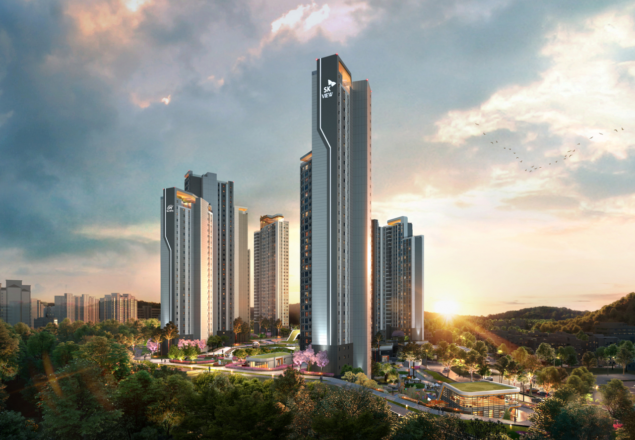 의정부 장암5구역 주택재개발 투시도[SK건설 제공]