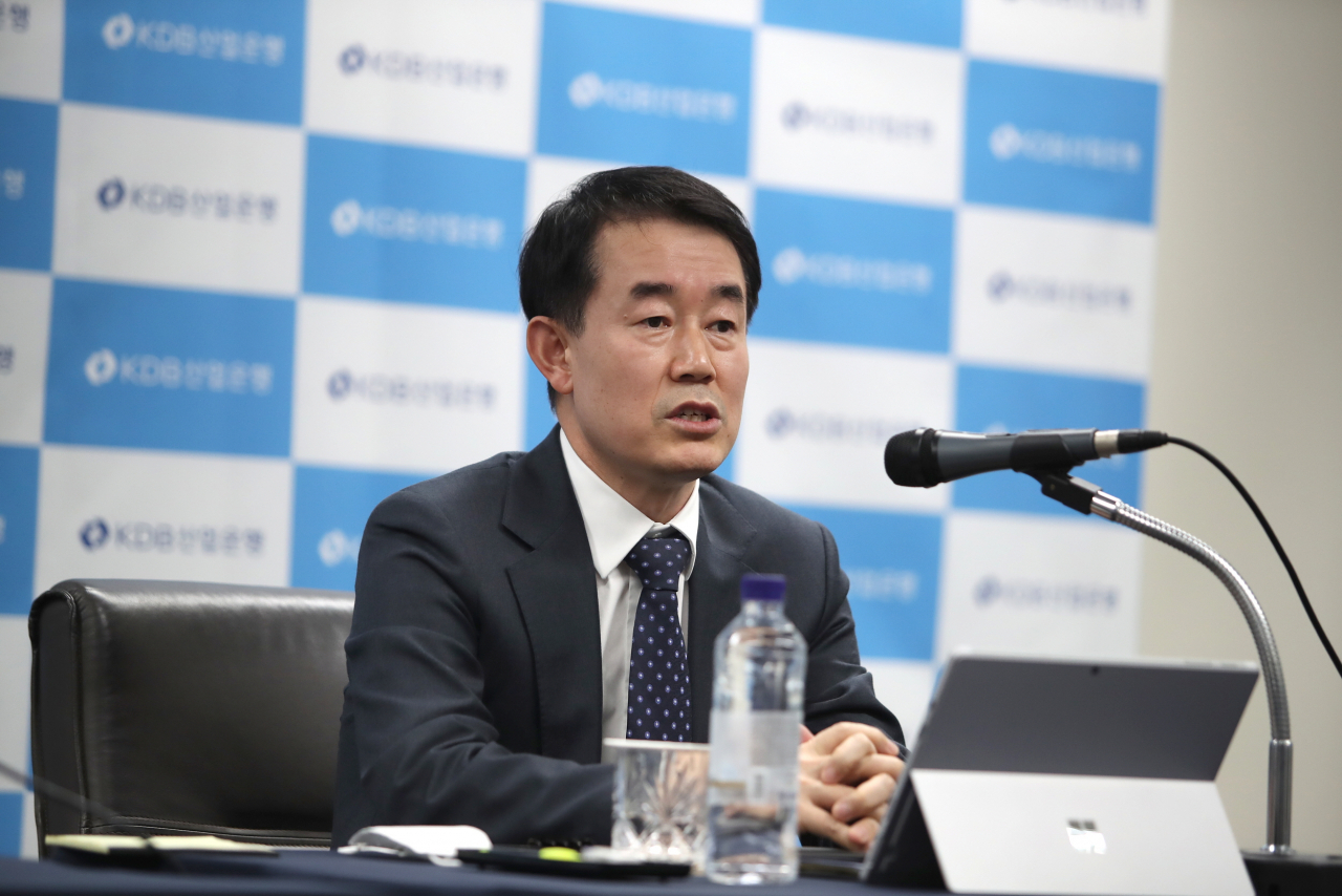 [사진=안영규 기업금융부문장(산업은행 제공)]