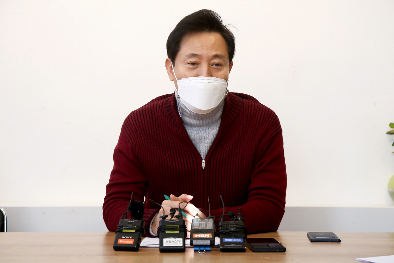 오세훈 전 서울시장. [이상섭 기자/babtong@heraldcorp.com]