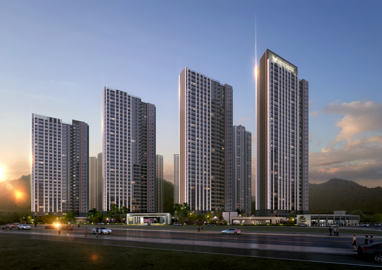 창원 양덕4구역 재개발사업 투시도[롯데건설 제공]