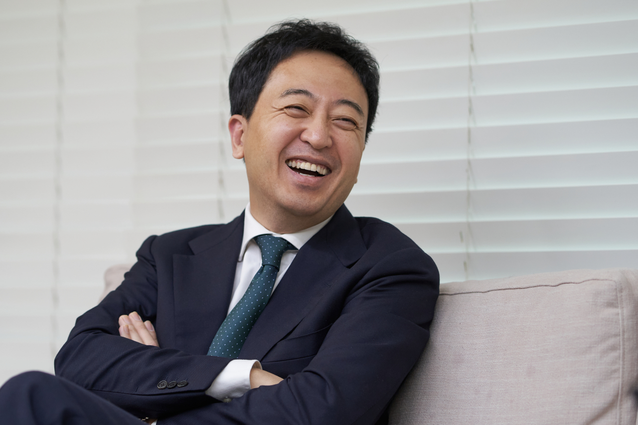 서울시장 보궐선거에 도전하는 금태섭 전 의원이 7일 서울 용산구 자신의 사무실에서 헤럴드경제와 인터뷰를 하고 있다. [금태섭 캠프 제공]