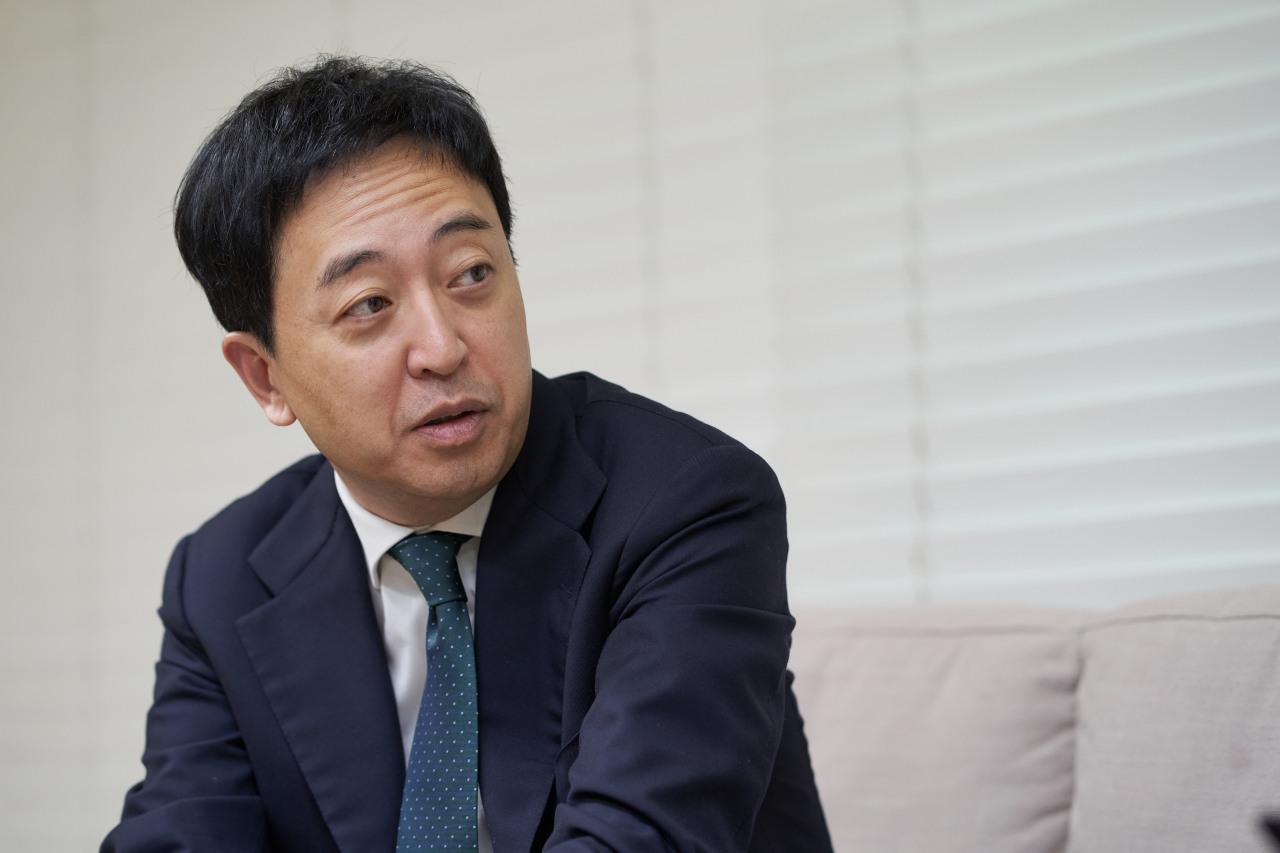 서울시장 보궐선거에 도전하는 금태섭 전 의원이 7일 서울 용산구 자신의 사무실에서 헤럴드경제와 인터뷰를 하고 있다. [금태섭 캠프 제공]