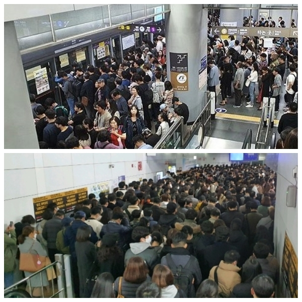 ‘지옥철’로 전락하고 있는 김포도시철도.