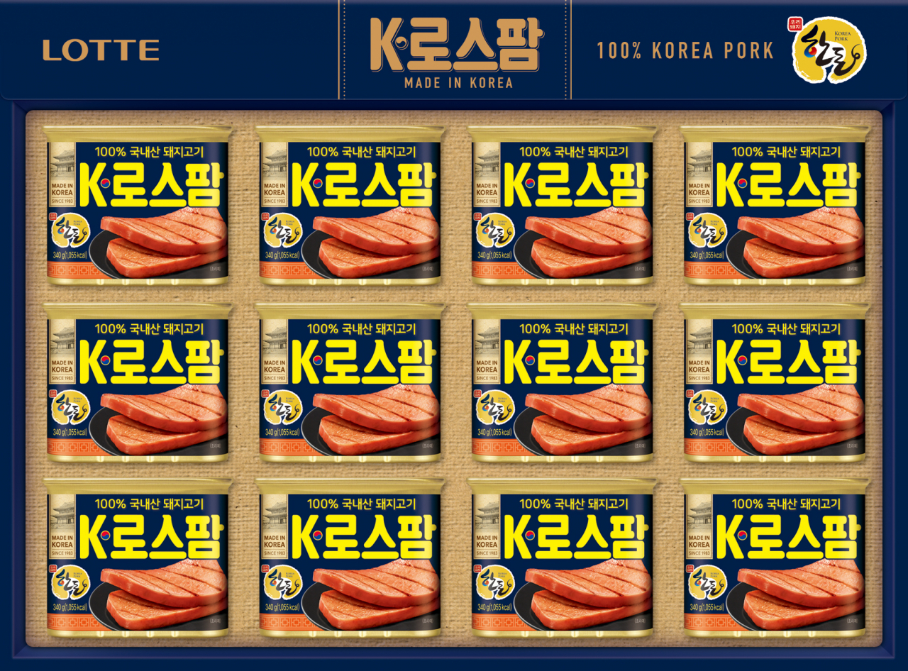 롯데푸드가 한돈 농가와 손잡고 만든 K-로스팜이 출시 3달만에 누적 판매 100만캔을 돌파했다. [롯데푸드 제공]