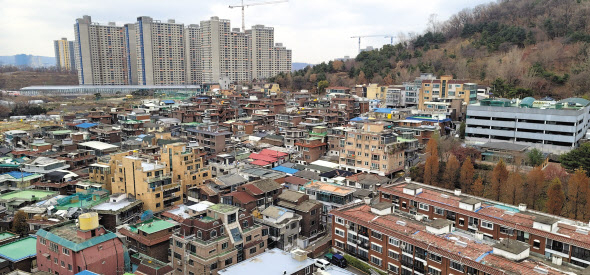 서울 송파구 마천동 일대 단독주택가 모습. [헤럴드경제DB]