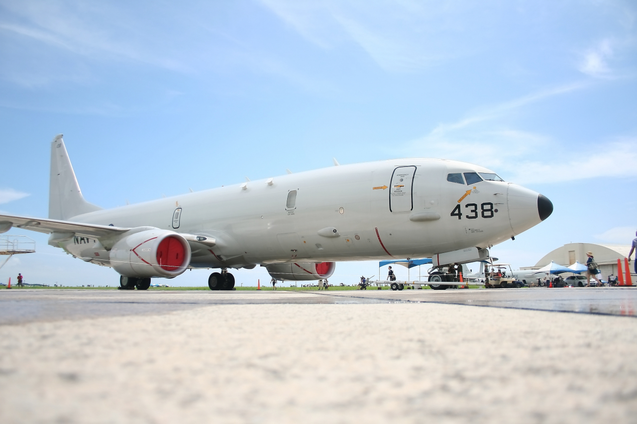 미해군 해상초계 P-8A 포세이돈 [사진=이승준]