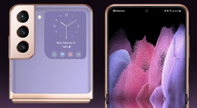 갤럭시Z플립2 예상 이미지 [출처=렛츠고디지털(https://en.letsgodigital.org/smartphones/samsung-galaxy-z-flip-3/)]