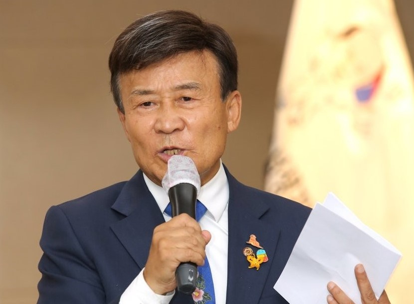 김원웅 광복회장[연합]