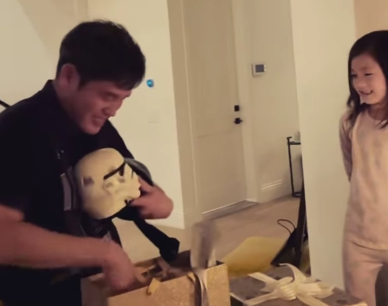 정용진 부회장과 셋째 딸 해윤 양[정용진 인스타그램]