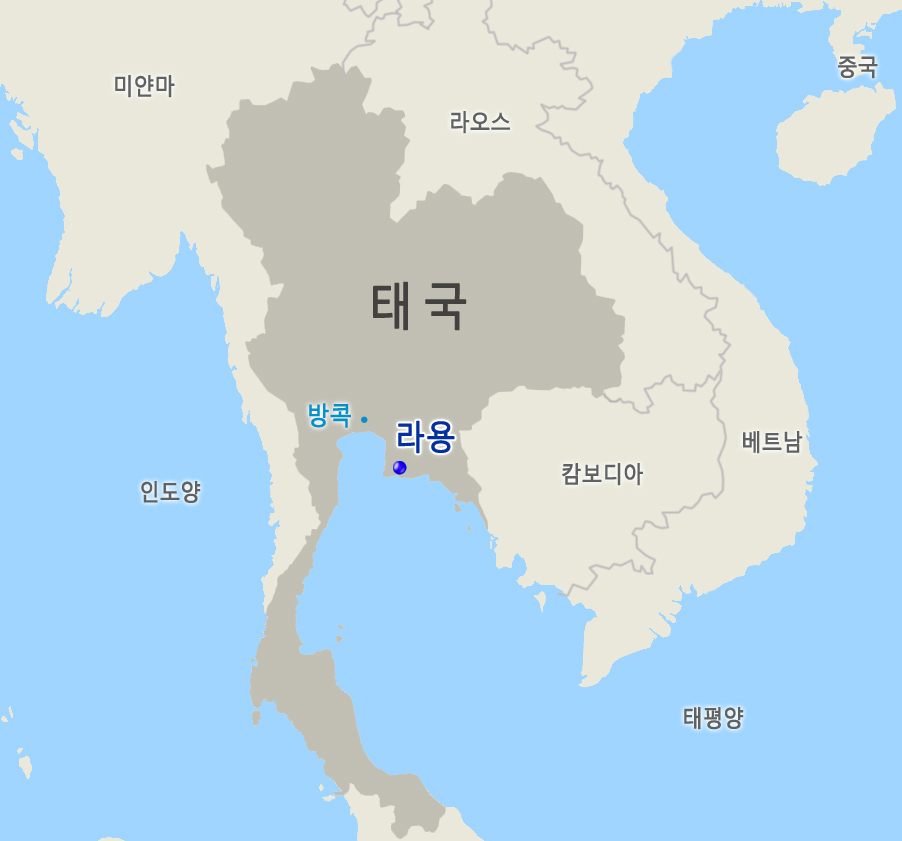 태국 OMP 프로젝트 위치도. [삼성엔지니어링 제공]