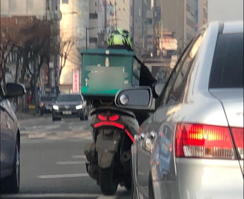 배달 오토바이. 기사내용과 무관[연합]