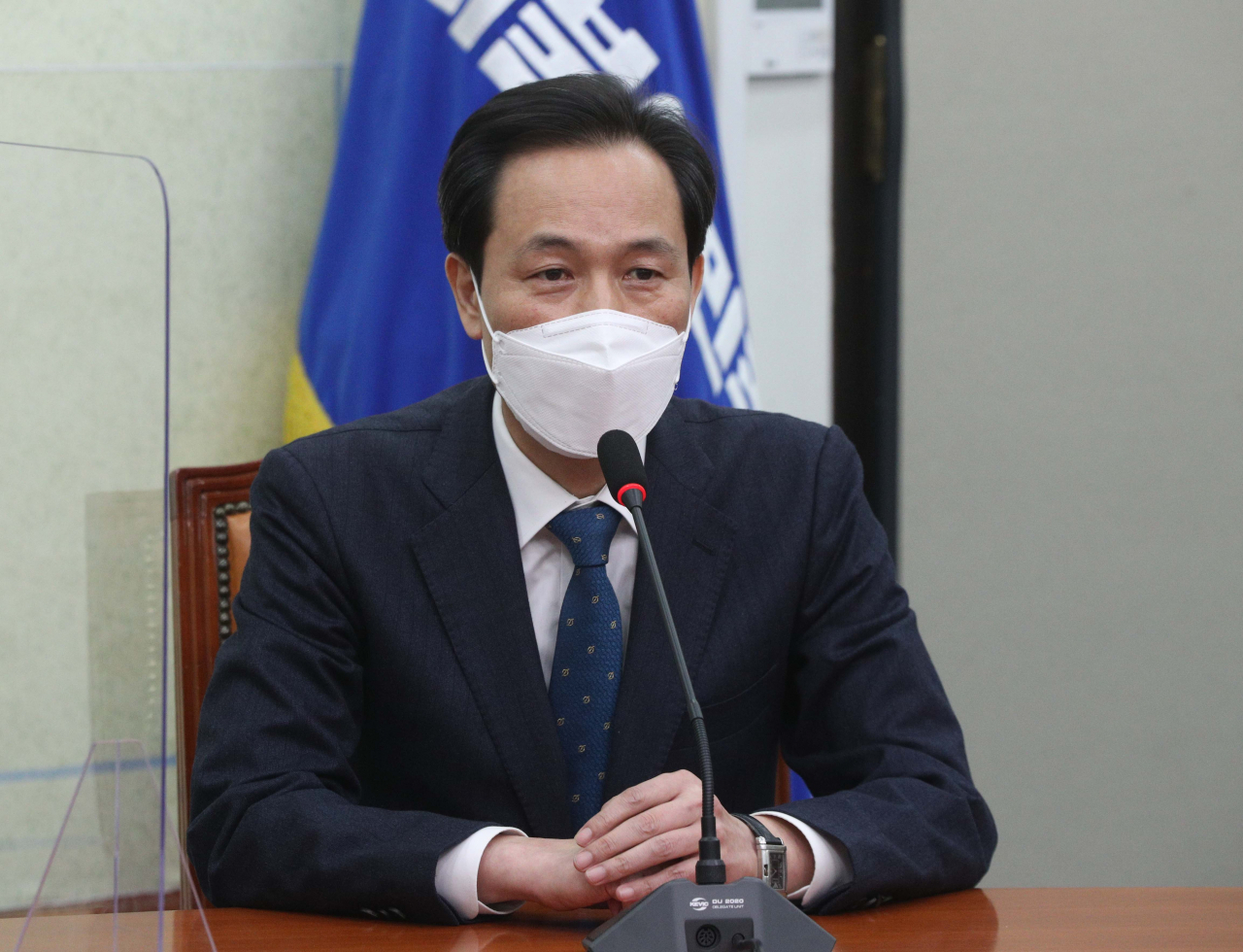 우상호 더불어민주당 의원. [이상섭 기자/babtong@heraldcorp.com]