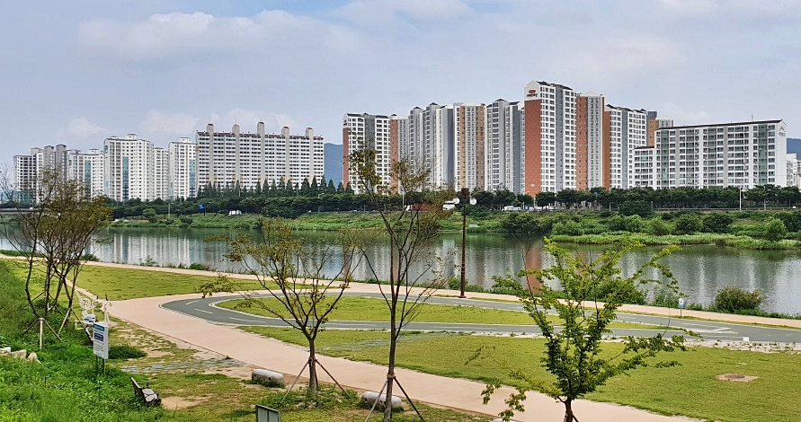 경주시 황성동 아파트 단지 모습.[경주시 제공]
