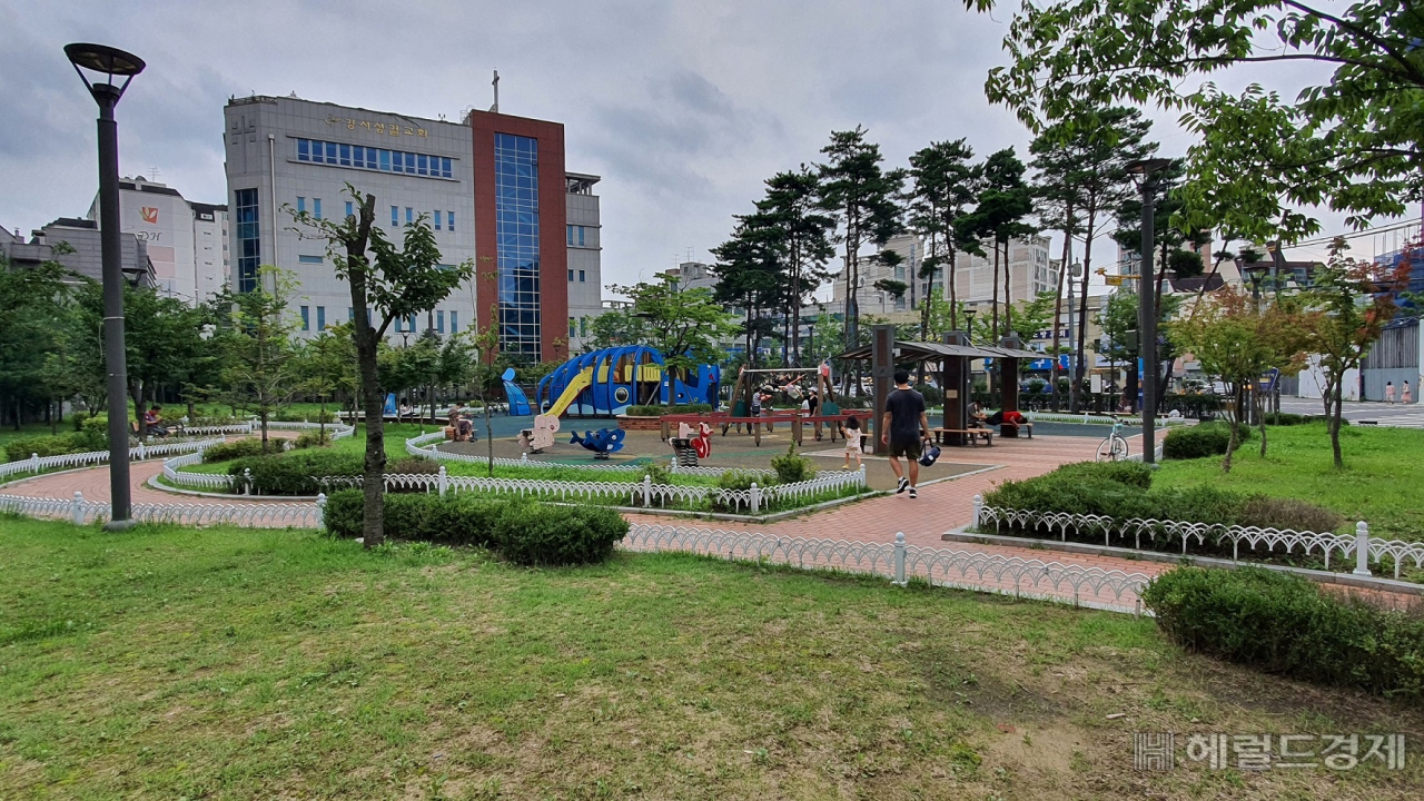 강서구 화곡동에 따로 이름이 없는 어린이공원. [강서구 제공]