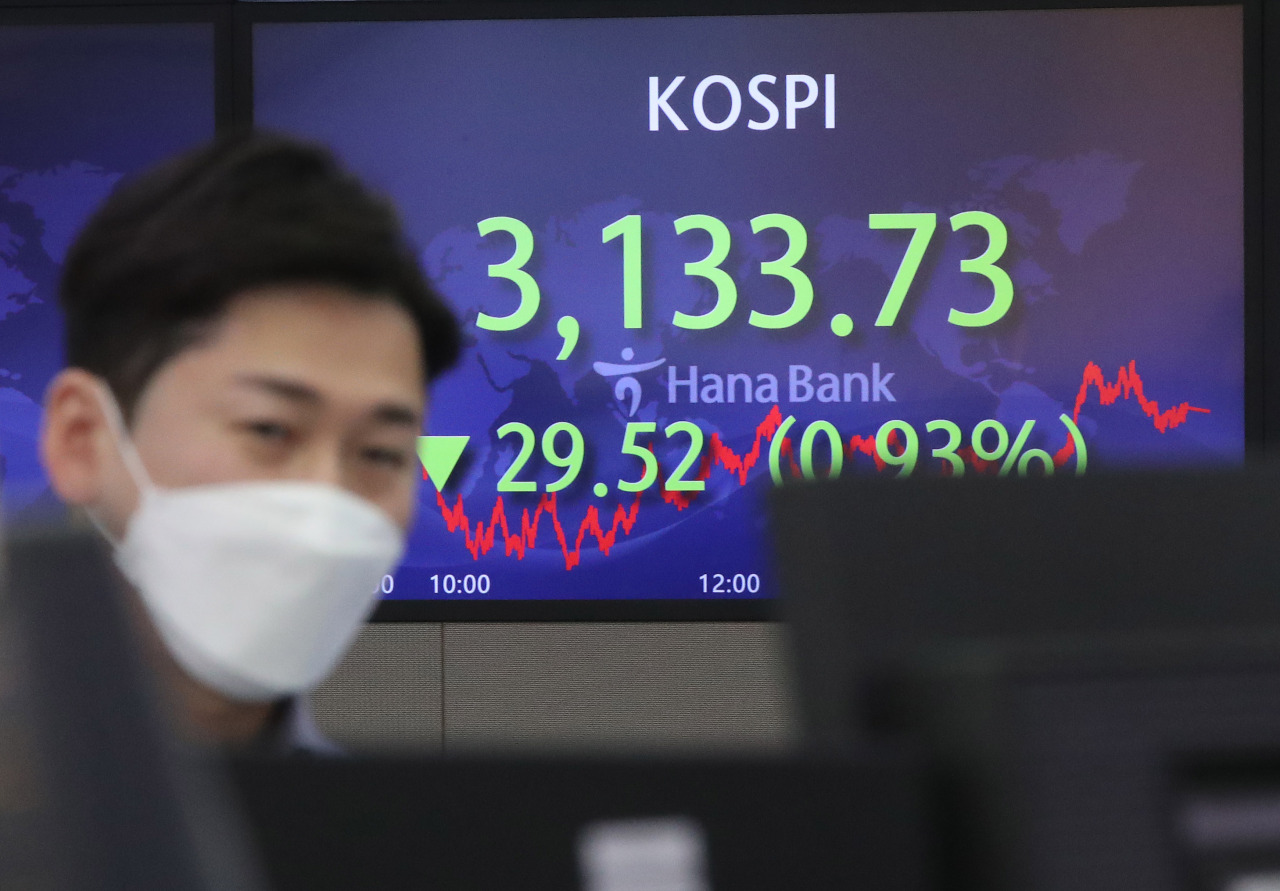 Seoul stocks snap 3-day winning streak on foreign and institutional selling  - The Korea Herald