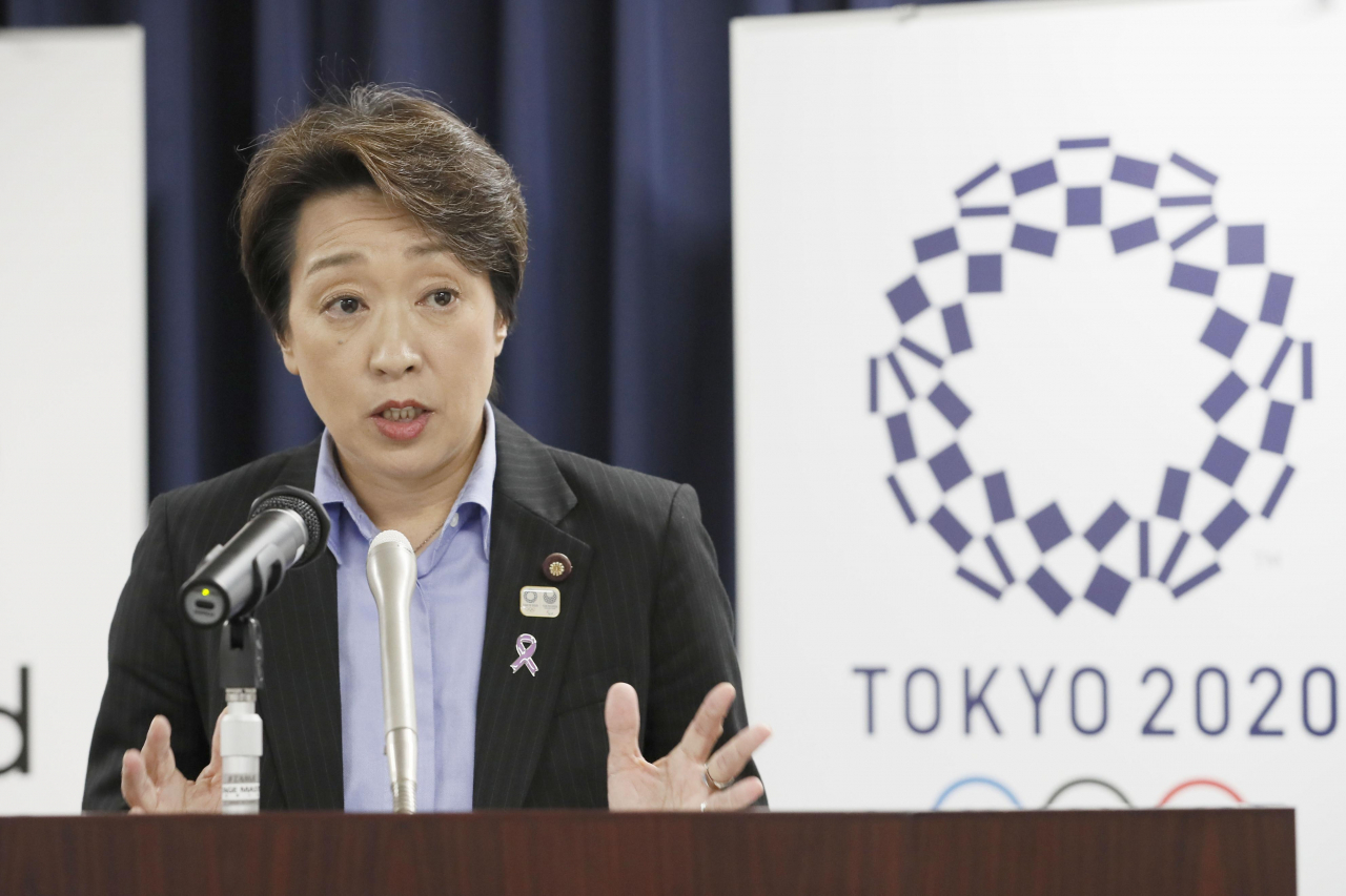 하시모토 세이코(橋本聖子·57) 도쿄올림픽·패럴림픽 담당상. [AP]