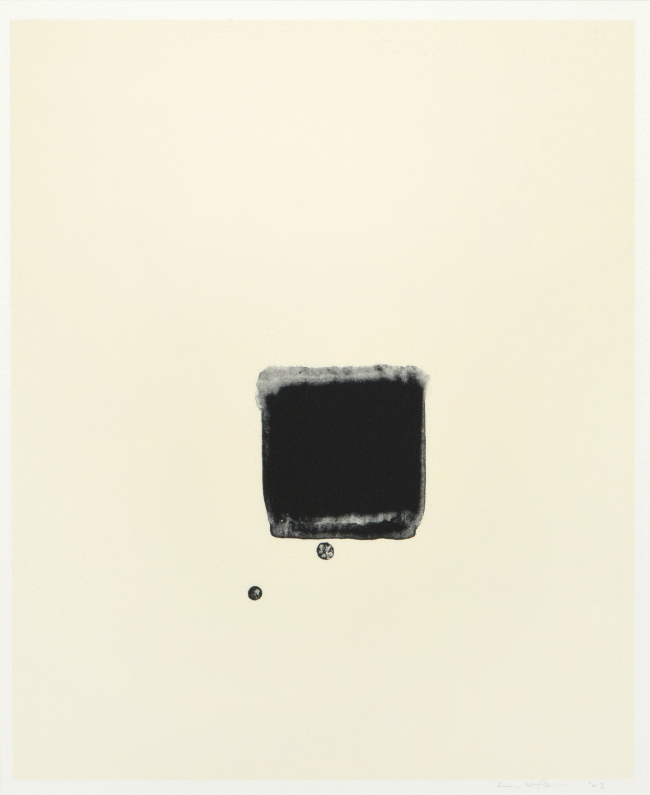 이우환, From a Revelation 2, 석판화, ed of 50, 2006