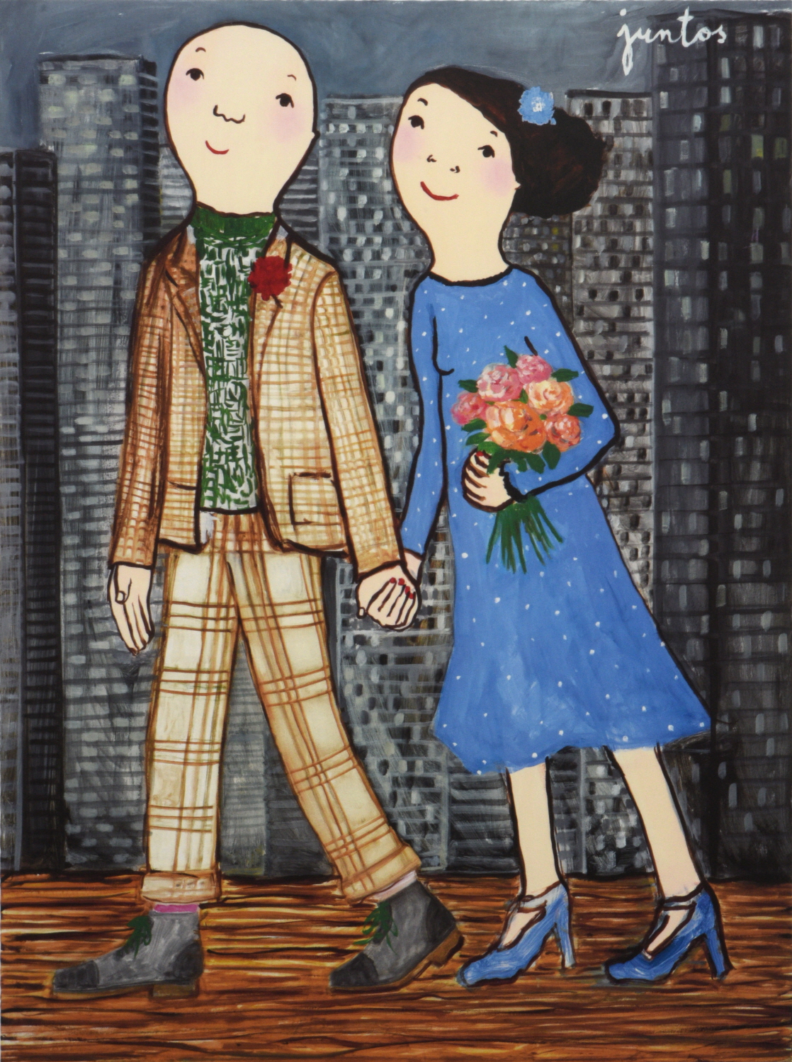 에바 알머슨, Juntos, 실크스크린, 80.8&times;59.9cm, ed of 95