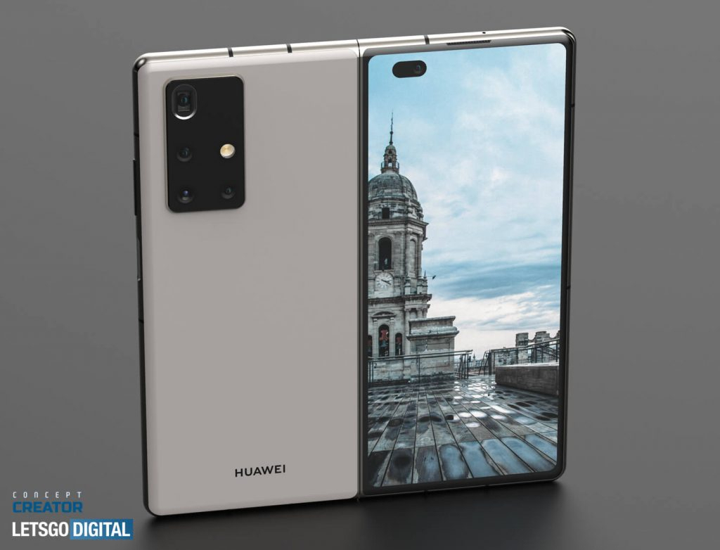 화웨이 메이트X2 예상 이미지 [출처=렛츠고디지털(https://nl.letsgodigital.org/smartphones/huawei-mate-x2)]