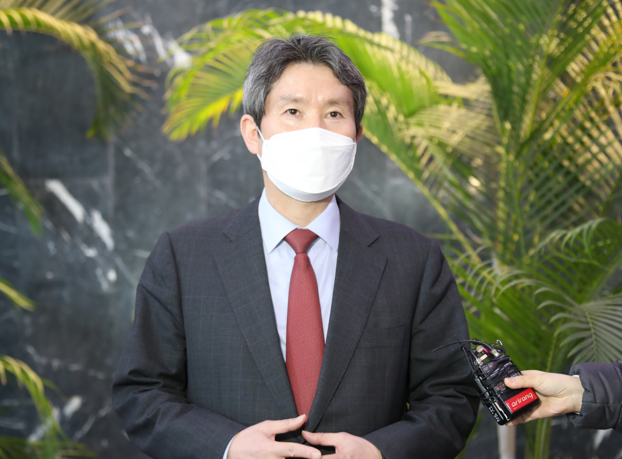 Unification Minister Lee In-young (Yonhap)