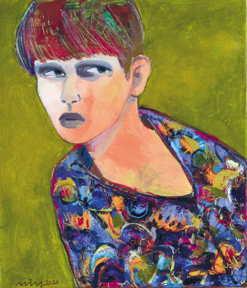 서호성, Le Garcon, 53&times;45cm (10), 캔버스에 혼합재료, 2020