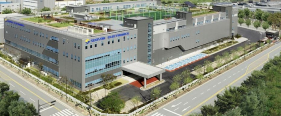 모베이스전자 수원본사 및 공장 전경 [모베이스전자 제공]