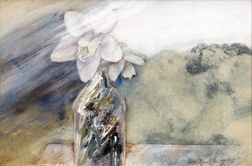김구림, 무제, 종이에 과슈, 아크릴, 18.5 &times;28.5cm, 1972