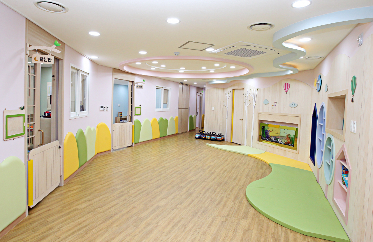 지난 2일 개원한 구립트윈파크 어린이집 내부모습. [동작구 제공]