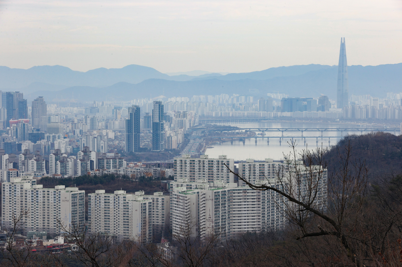 서울 시내 아파트의 모습. [연합]